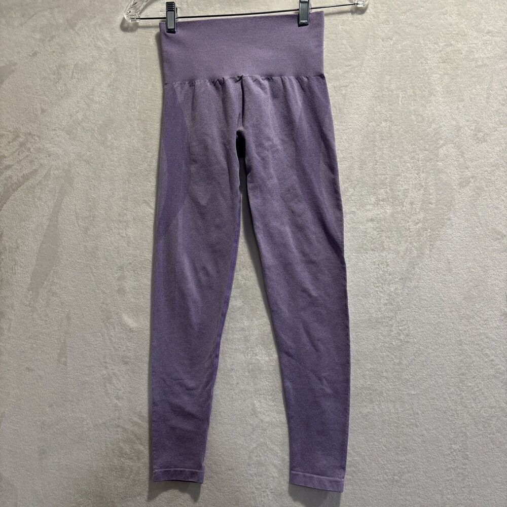 NVGTN Seamless Contour Leggings Ankle Purple Lilac Women's Size XS Activewear